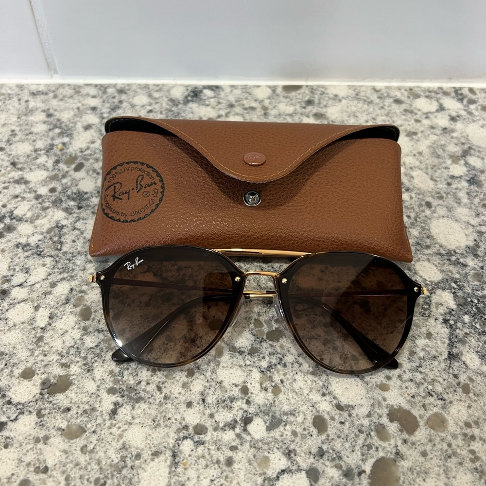Unisex Blaze Double Bridge Sunglasses